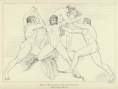 Prometheus Chained by John Flaxman